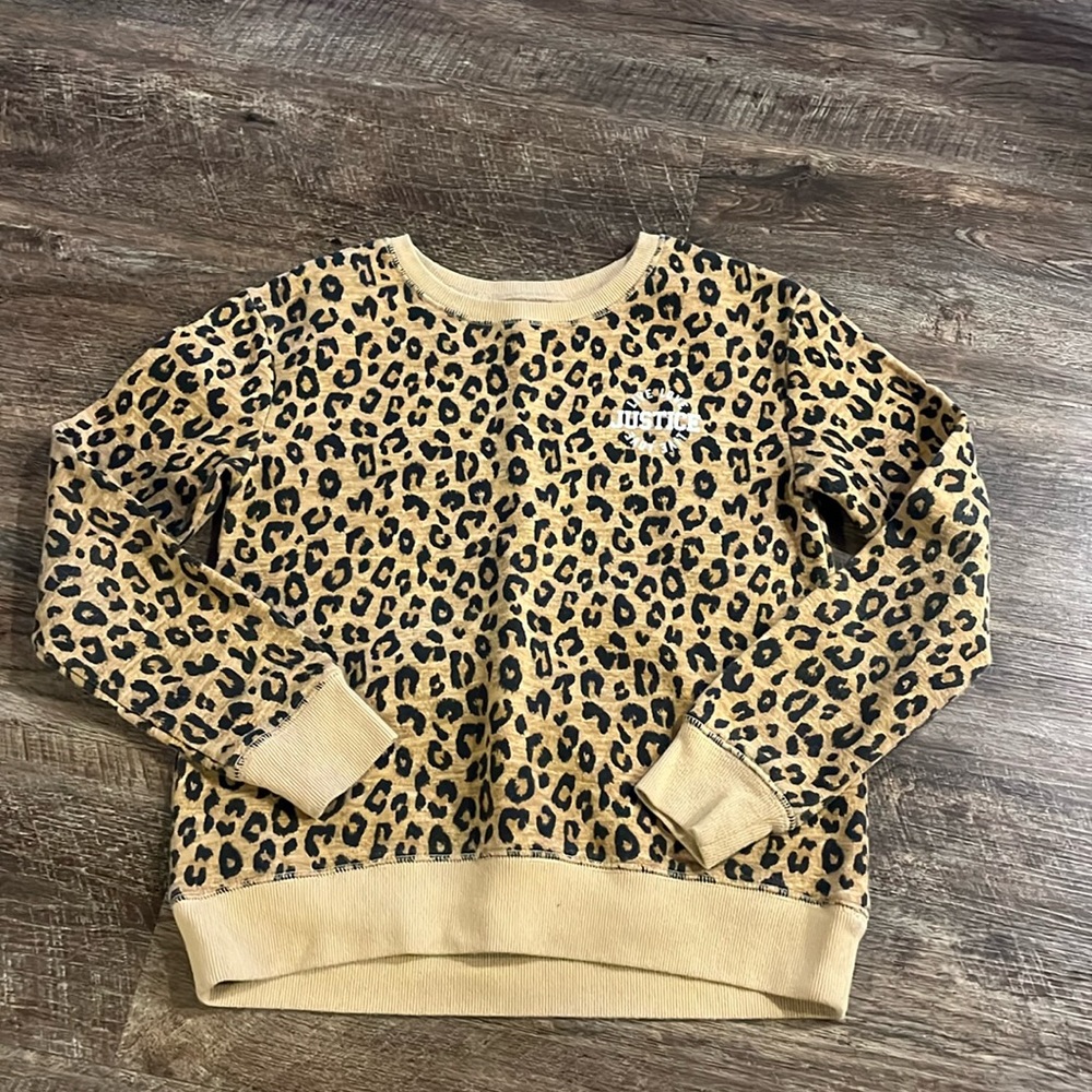 Leopard print “legging sweatshirt”